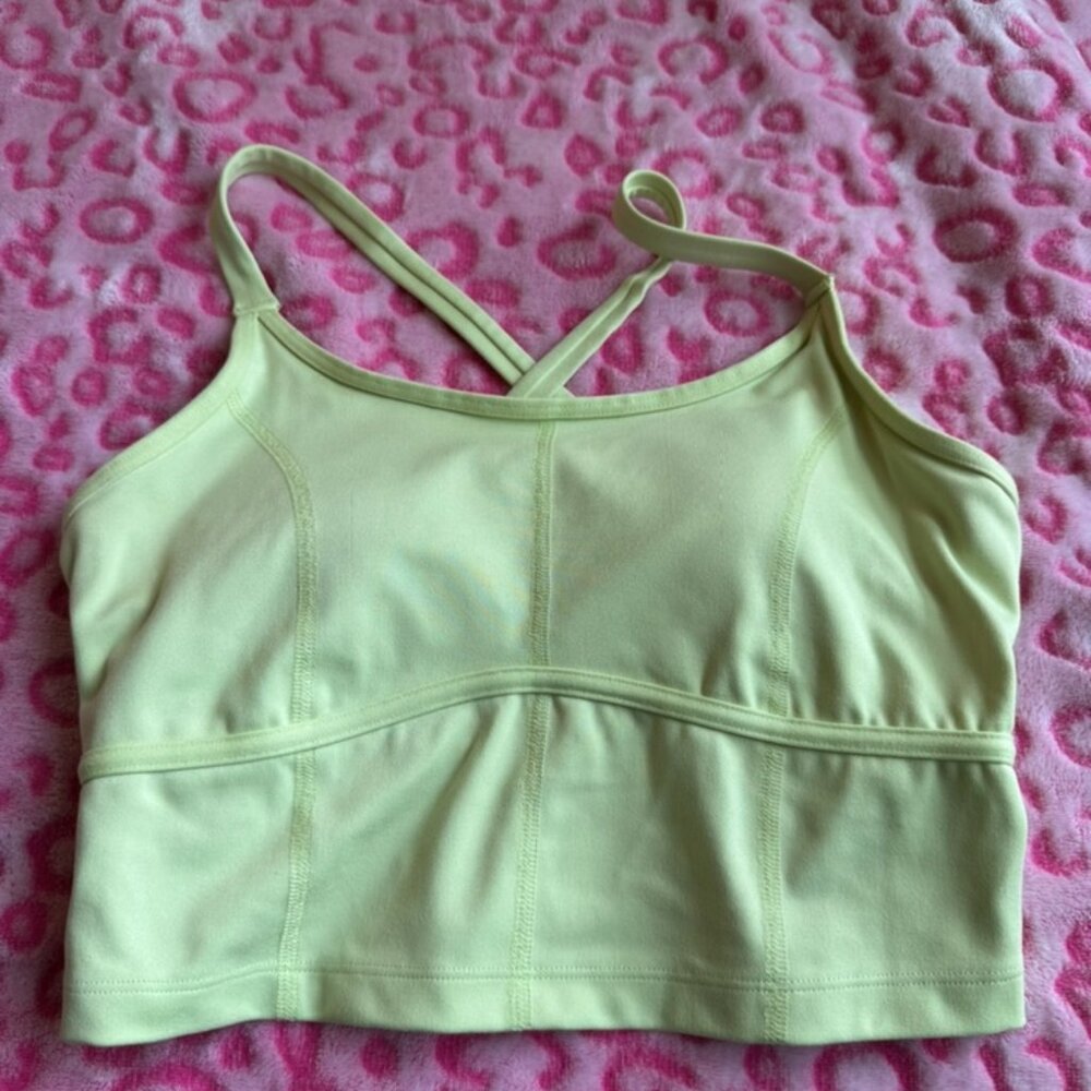 Gilly Hicks light green sports bra